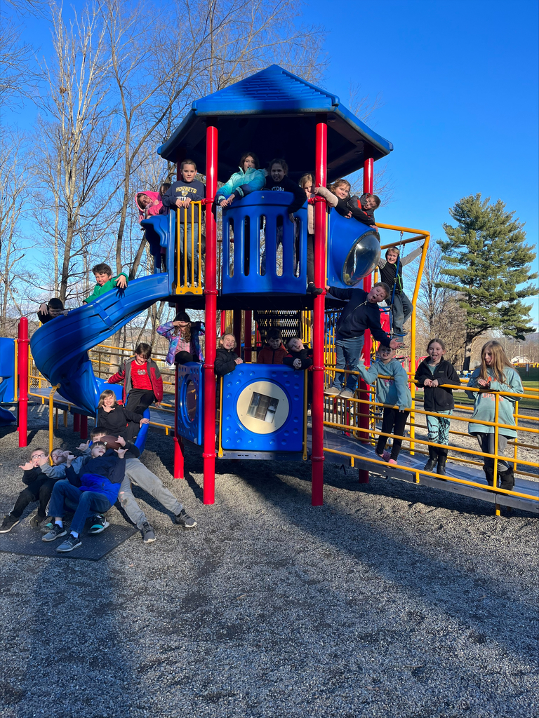4th-grade students on the playground