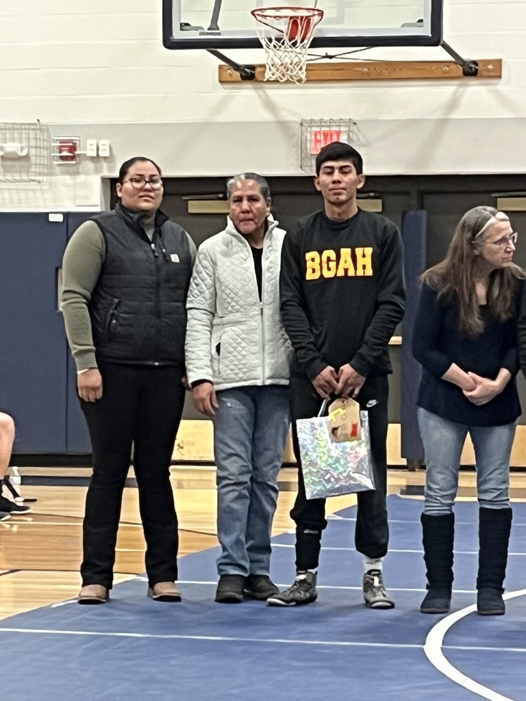 Wrestling seniors and families