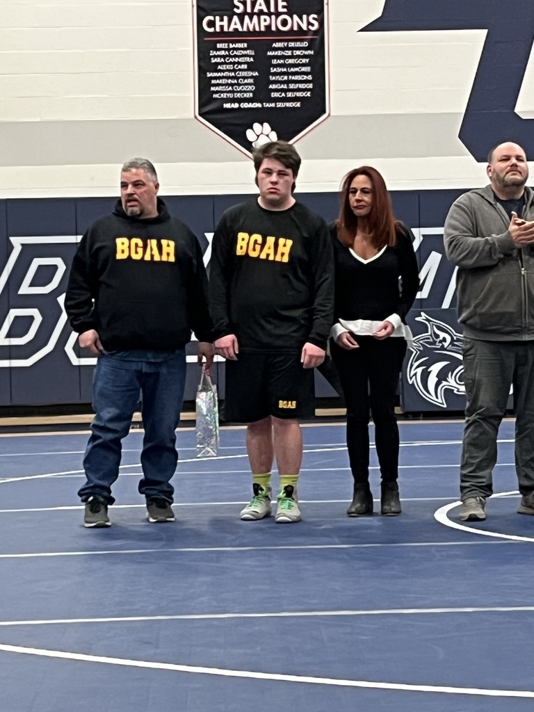Wrestling seniors and families