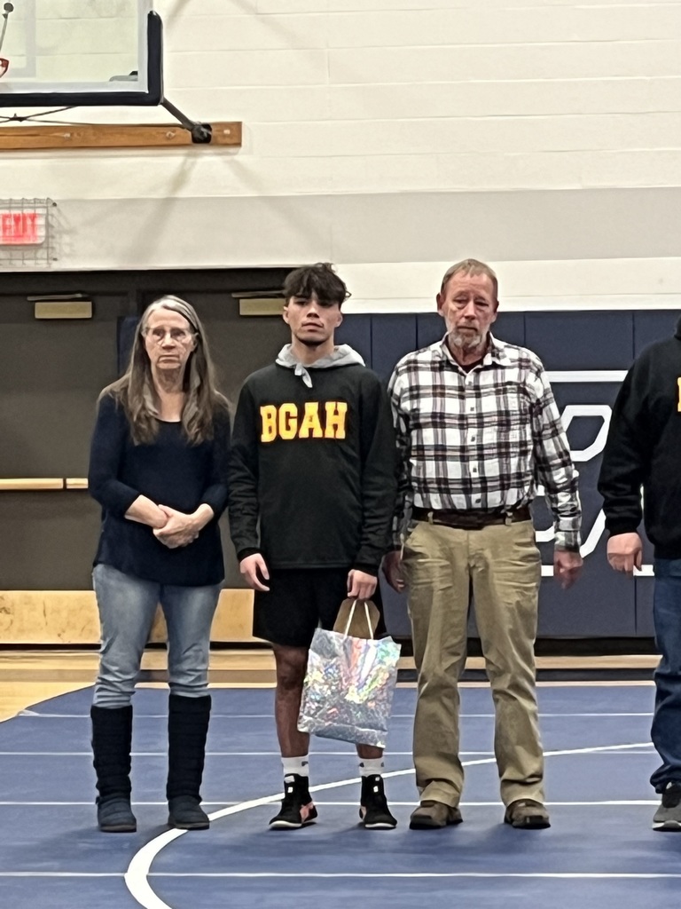 Wrestling seniors and families
