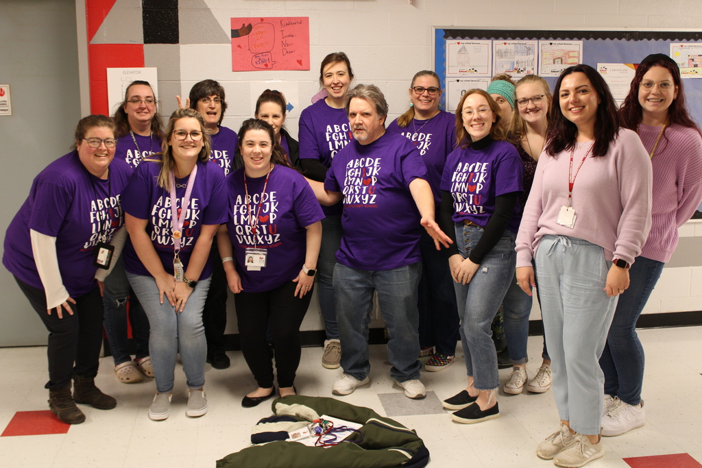 Afton Teachers in Purple